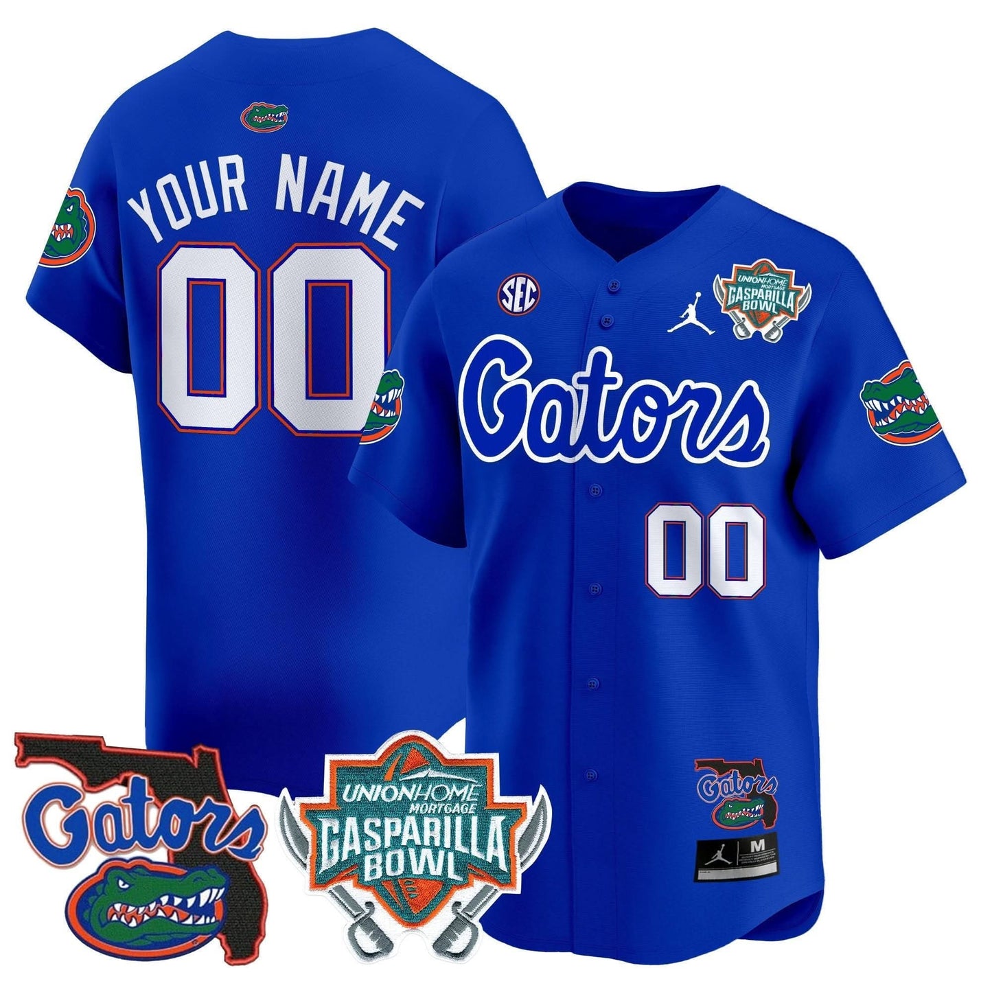 Florida Gators 2024 Gasparilla Bowl Patch Vapor Premier Limited Custom Jersey - All Stitched