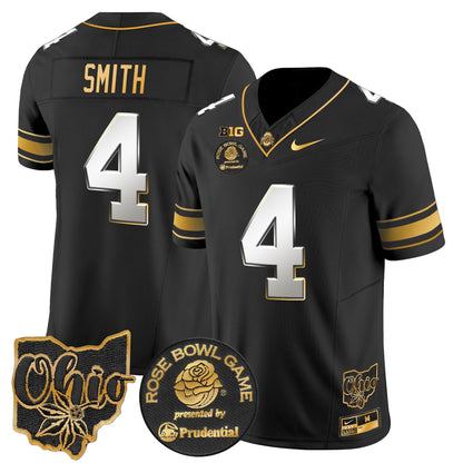 OSU Rose Bowl Gold Vapor Limited Jersey - All Stitched
