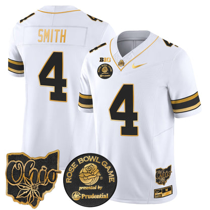 OSU Rose Bowl Gold Vapor Limited Jersey - All Stitched