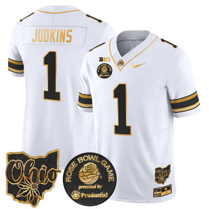 OSU Rose Bowl Gold Vapor Limited Jersey - All Stitched