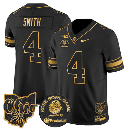OSU Rose Bowl Gold Vapor Limited Jersey - All Stitched