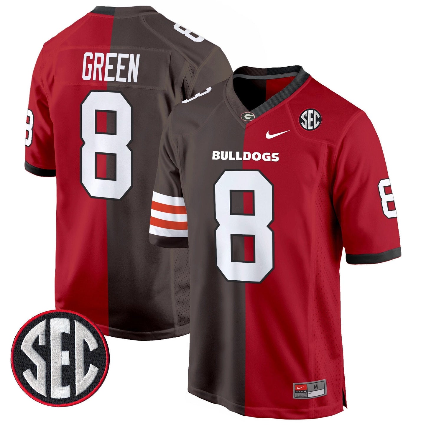 UGA Split Game Jersey - All Stitched