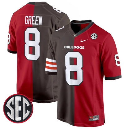 Georgia Bulldogs Split Game Jersey - All Stitched