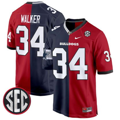 UGA Split Game Jersey - All Stitched