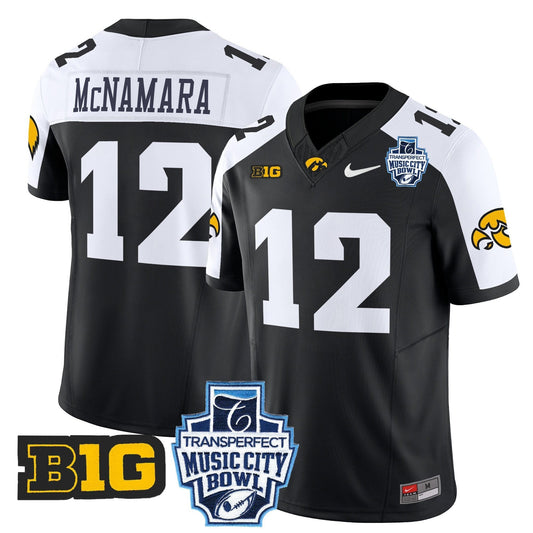Iowa Hawkeyes 2024 Music City Bowl Vapor Limited Jersey - Stitched