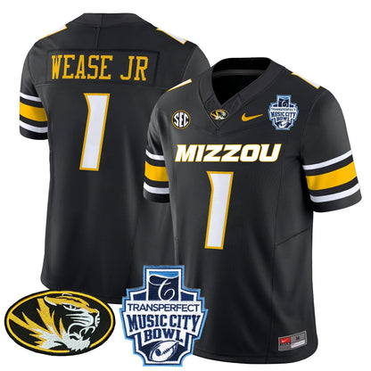 MIZZ 2024 Music City Bowl Vapor Limited Jersey - All Stitched