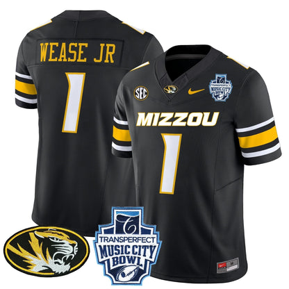 Missouri Tigers 2024 Music City Bowl Vapor Limited Jersey - All Stitched