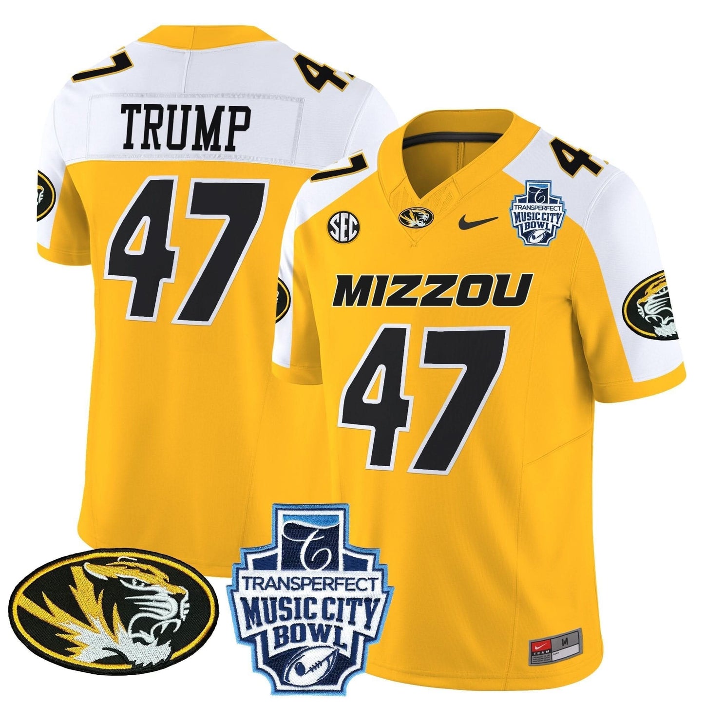 Missouri Tigers 2024 Music City Bowl Vapor Limited Jersey - All Stitched