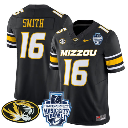Missouri Tigers 2024 Music City Bowl Vapor Limited Jersey - All Stitched