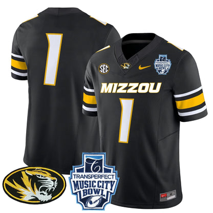 Missouri Tigers 2024 Music City Bowl Vapor Limited Jersey - All Stitched
