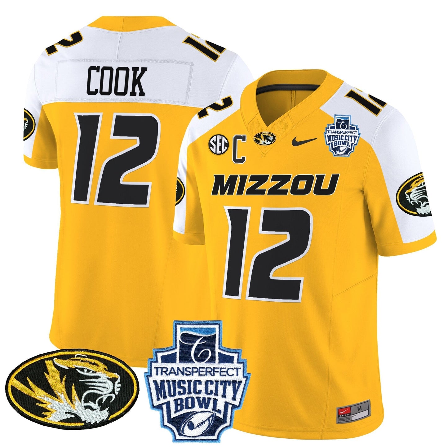 MIZZ 2024 Music City Bowl Vapor Limited Jersey - All Stitched