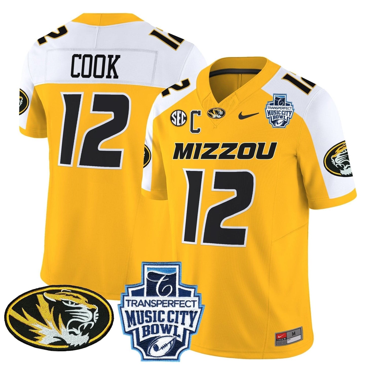 Missouri Tigers 2024 Music City Bowl Vapor Limited Jersey - All Stitched
