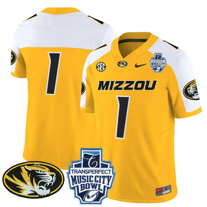 Missouri Tigers 2024 Music City Bowl Vapor Limited Jersey - All Stitched