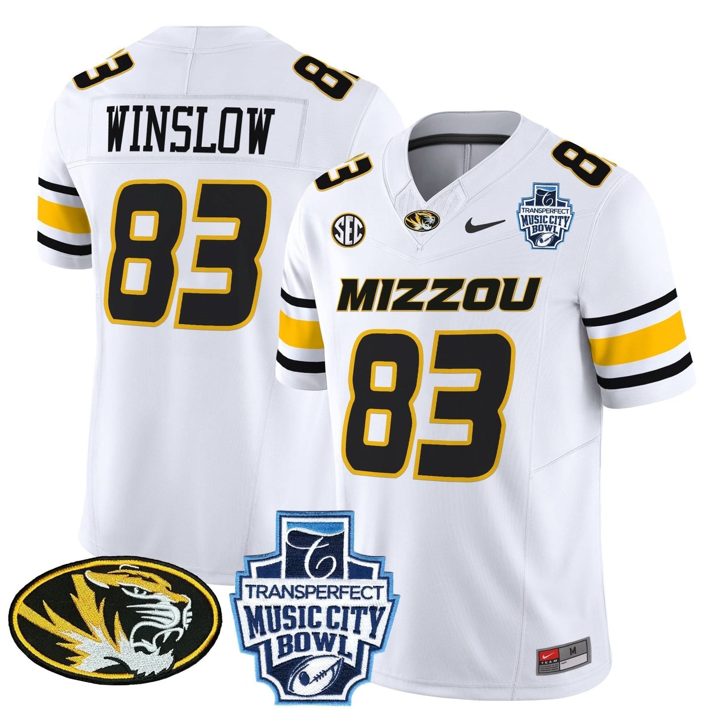 Missouri Tigers 2024 Music City Bowl Vapor Limited Jersey - All Stitched