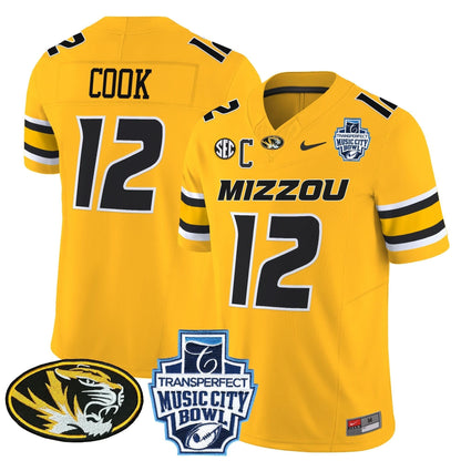 Missouri Tigers 2024 Music City Bowl Vapor Limited Jersey - All Stitched