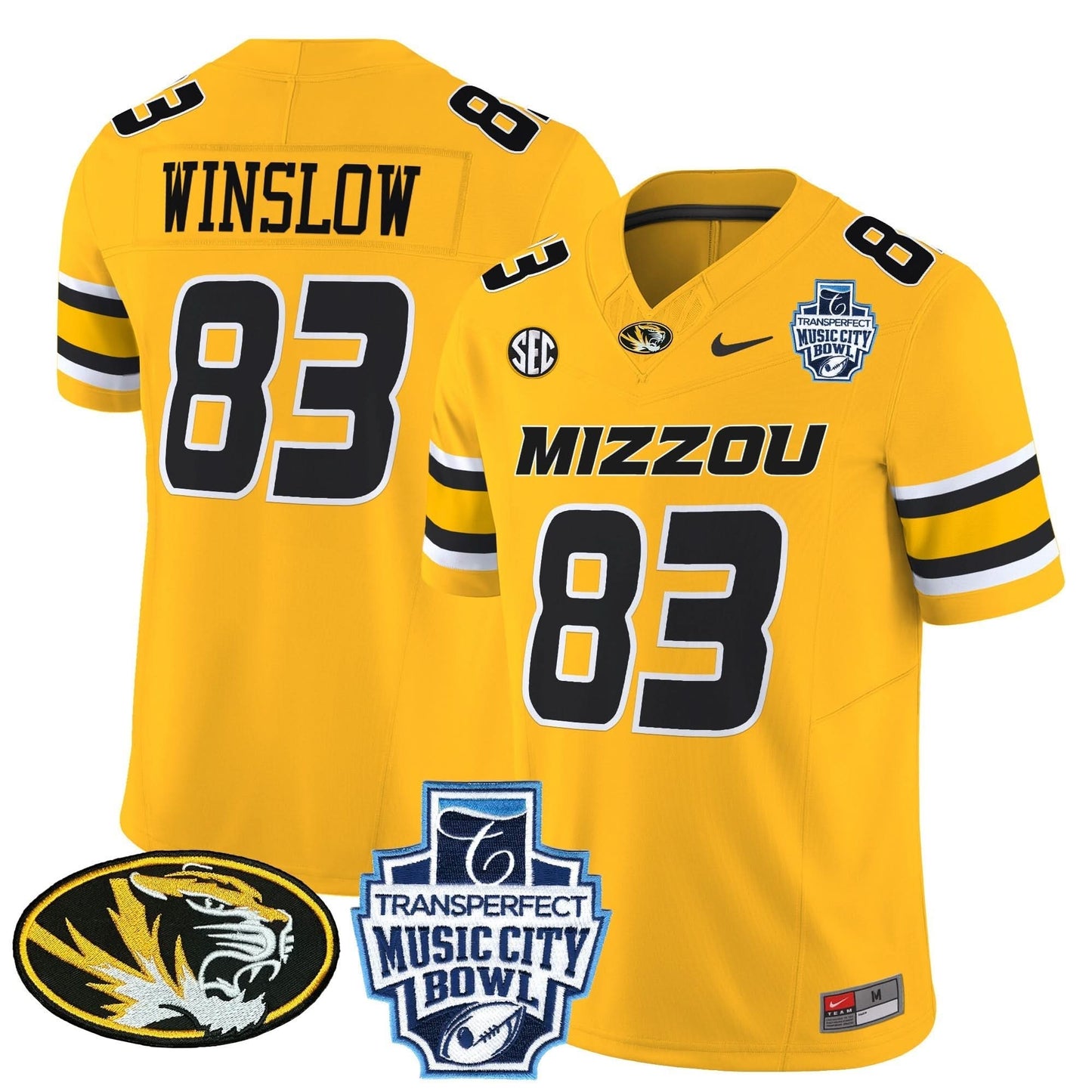 Missouri Tigers 2024 Music City Bowl Vapor Limited Jersey - All Stitched