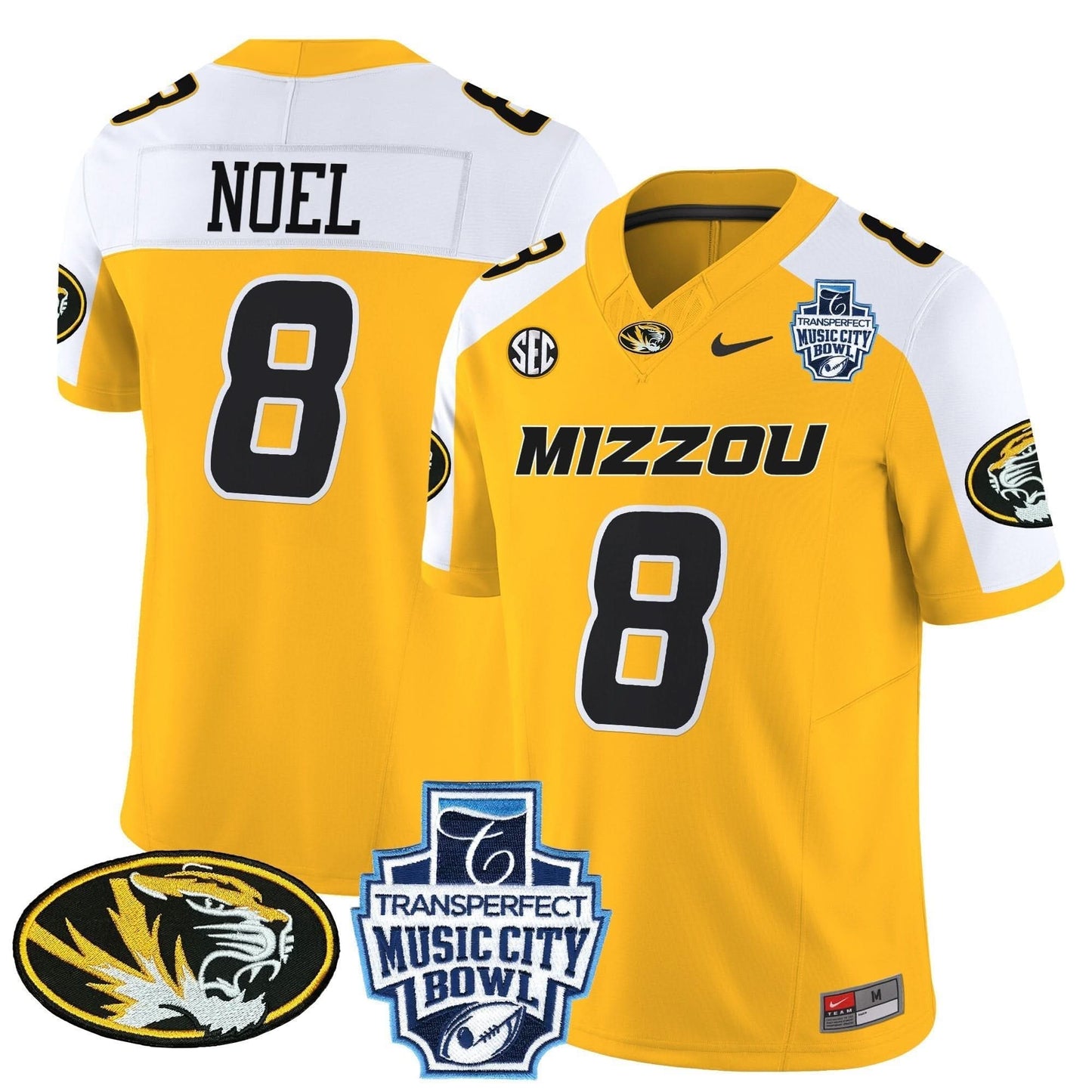 Missouri Tigers 2024 Music City Bowl Vapor Limited Jersey - All Stitched