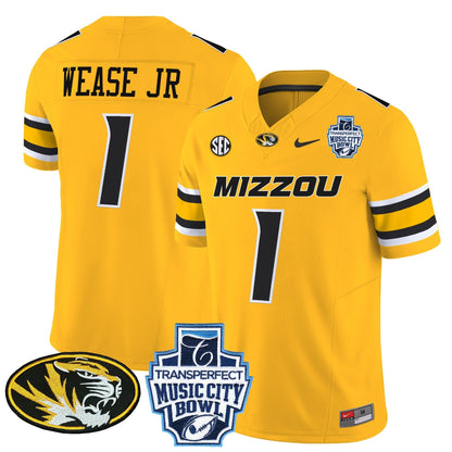 MIZZ 2024 Music City Bowl Vapor Limited Jersey - All Stitched