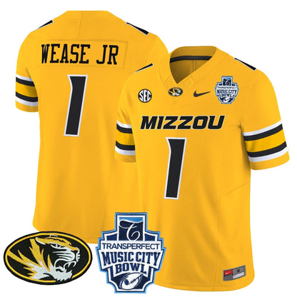 Missouri Tigers 2024 Music City Bowl Vapor Limited Jersey - All Stitched