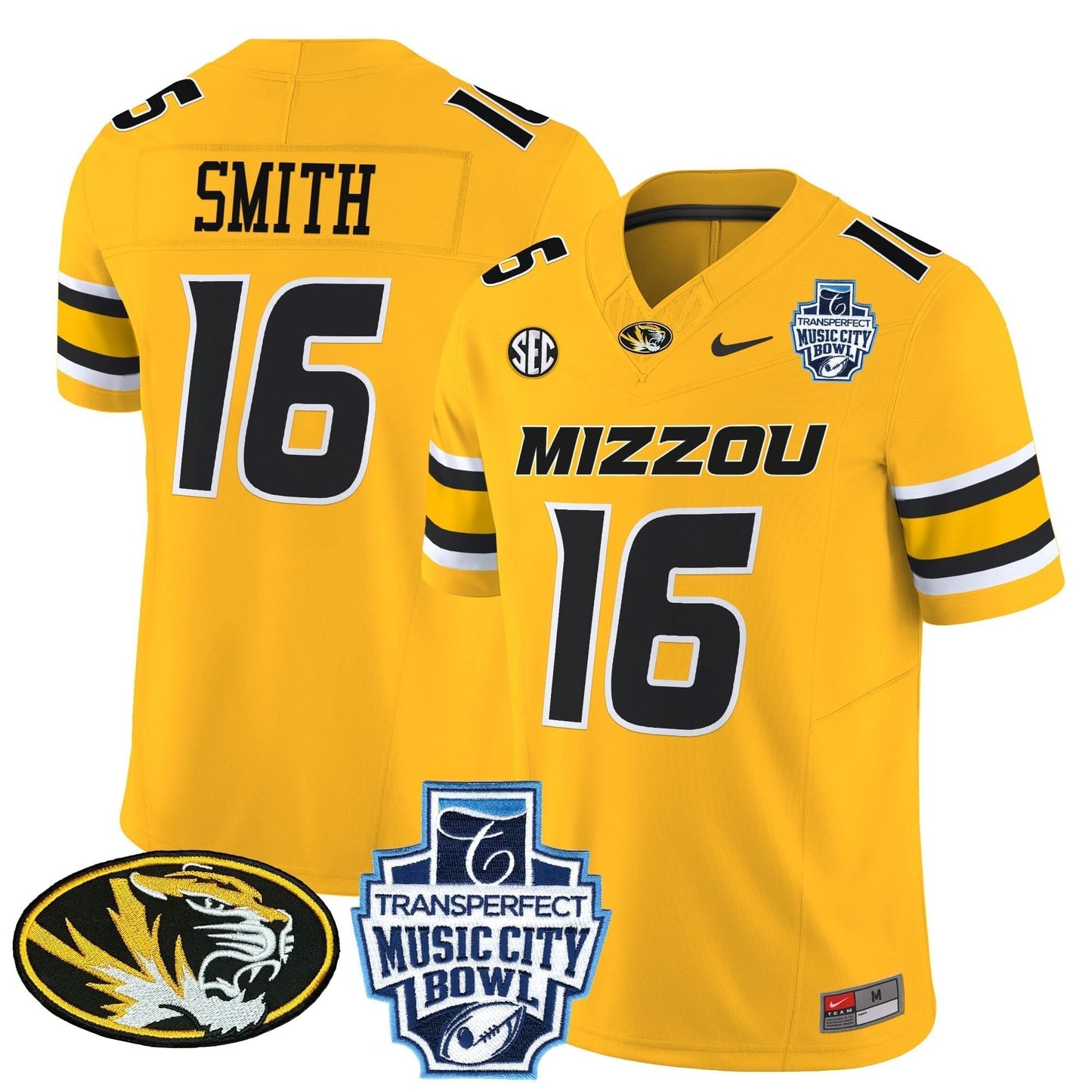 Missouri Tigers 2024 Music City Bowl Vapor Limited Jersey - All Stitched