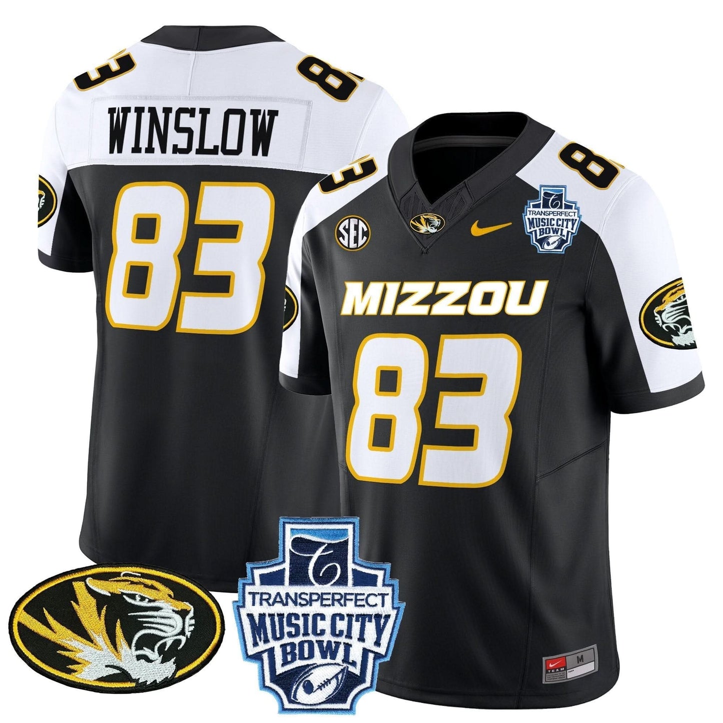 Missouri Tigers 2024 Music City Bowl Vapor Limited Jersey - All Stitched
