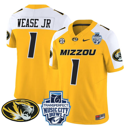 Missouri Tigers 2024 Music City Bowl Vapor Limited Jersey - All Stitched