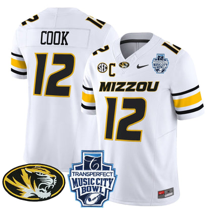 Missouri Tigers 2024 Music City Bowl Vapor Limited Jersey - All Stitched