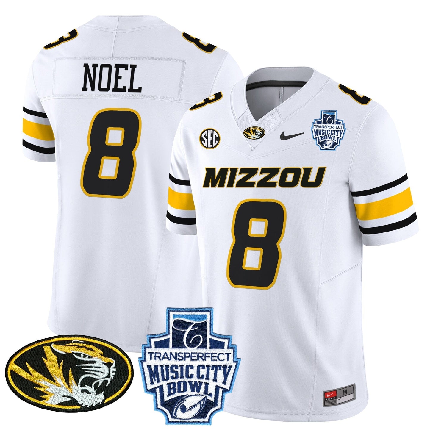 MIZZ 2024 Music City Bowl Vapor Limited Jersey - All Stitched