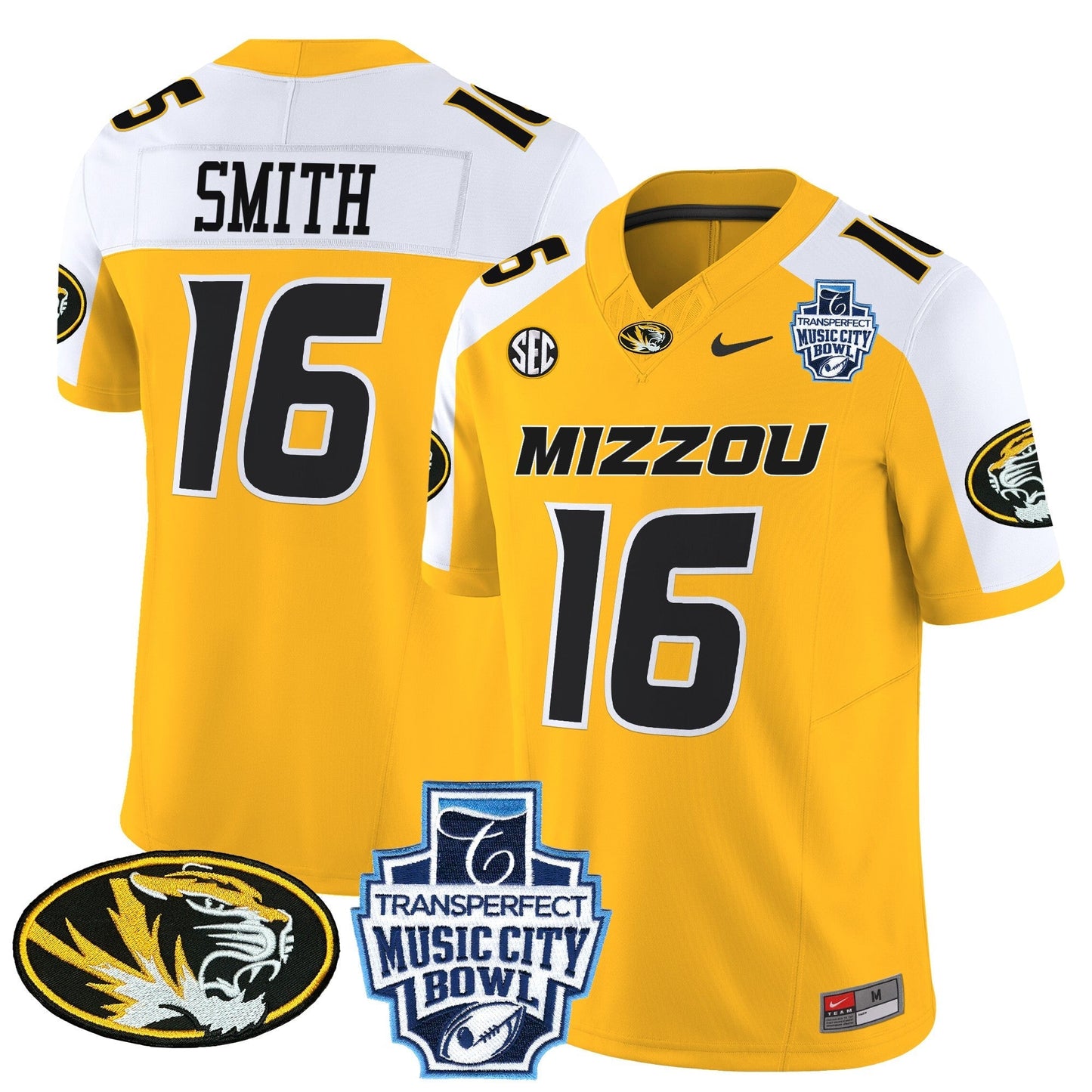 MIZZ 2024 Music City Bowl Vapor Limited Jersey - All Stitched