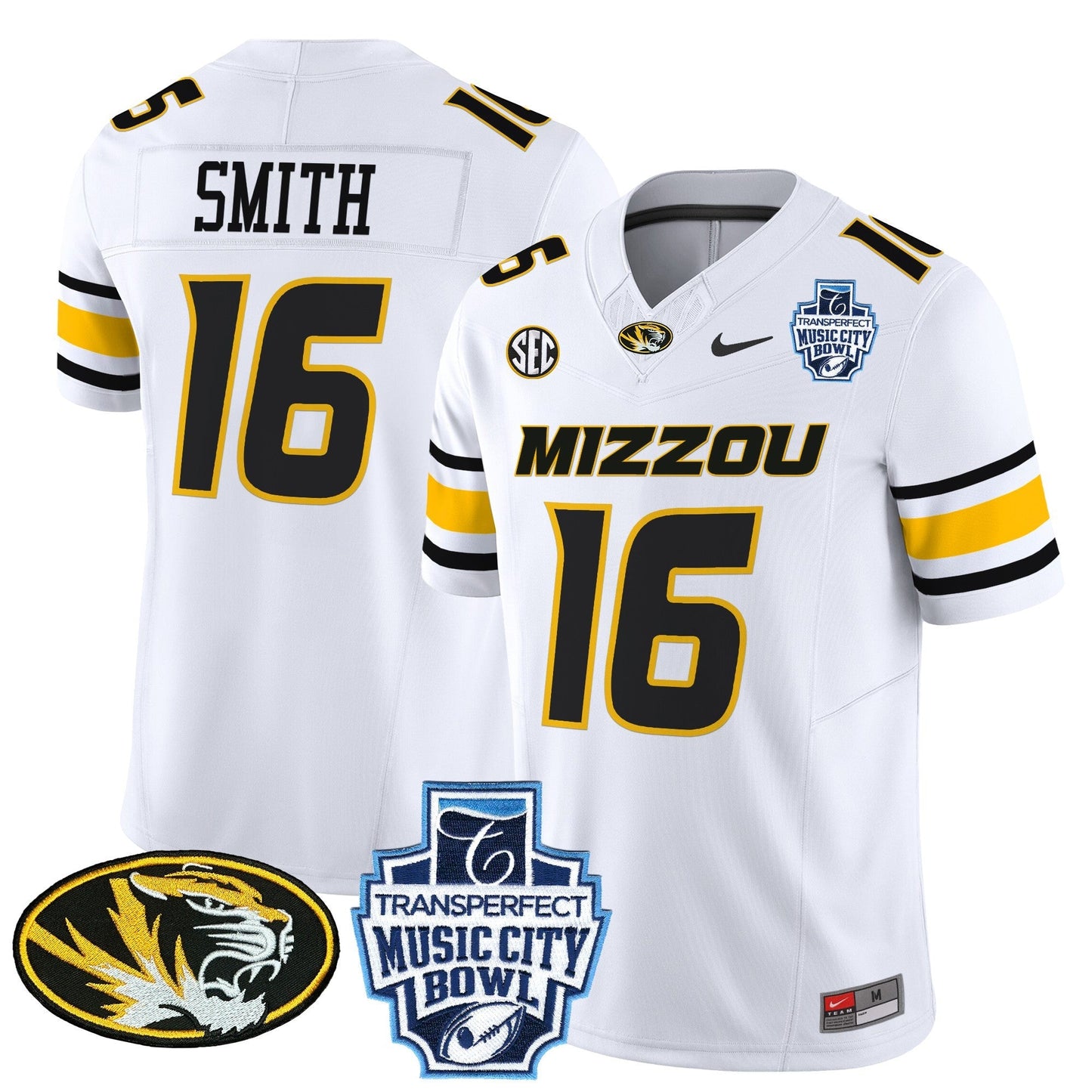 MIZZ 2024 Music City Bowl Vapor Limited Jersey - All Stitched
