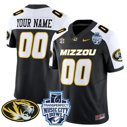 Missouri Tigers 2024 Music City Bowl Vapor Limited Custom Jersey - All Stitched