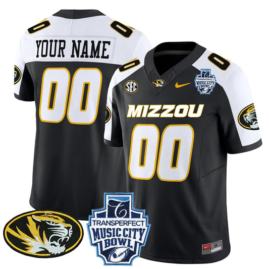 Missouri Tigers 2024 Music City Bowl Vapor Limited Custom Jersey - All Stitched