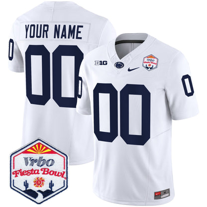 PSU 2024 The Fiesta Bowl Patch Vapor Limited Custom Jersey - All Stitched