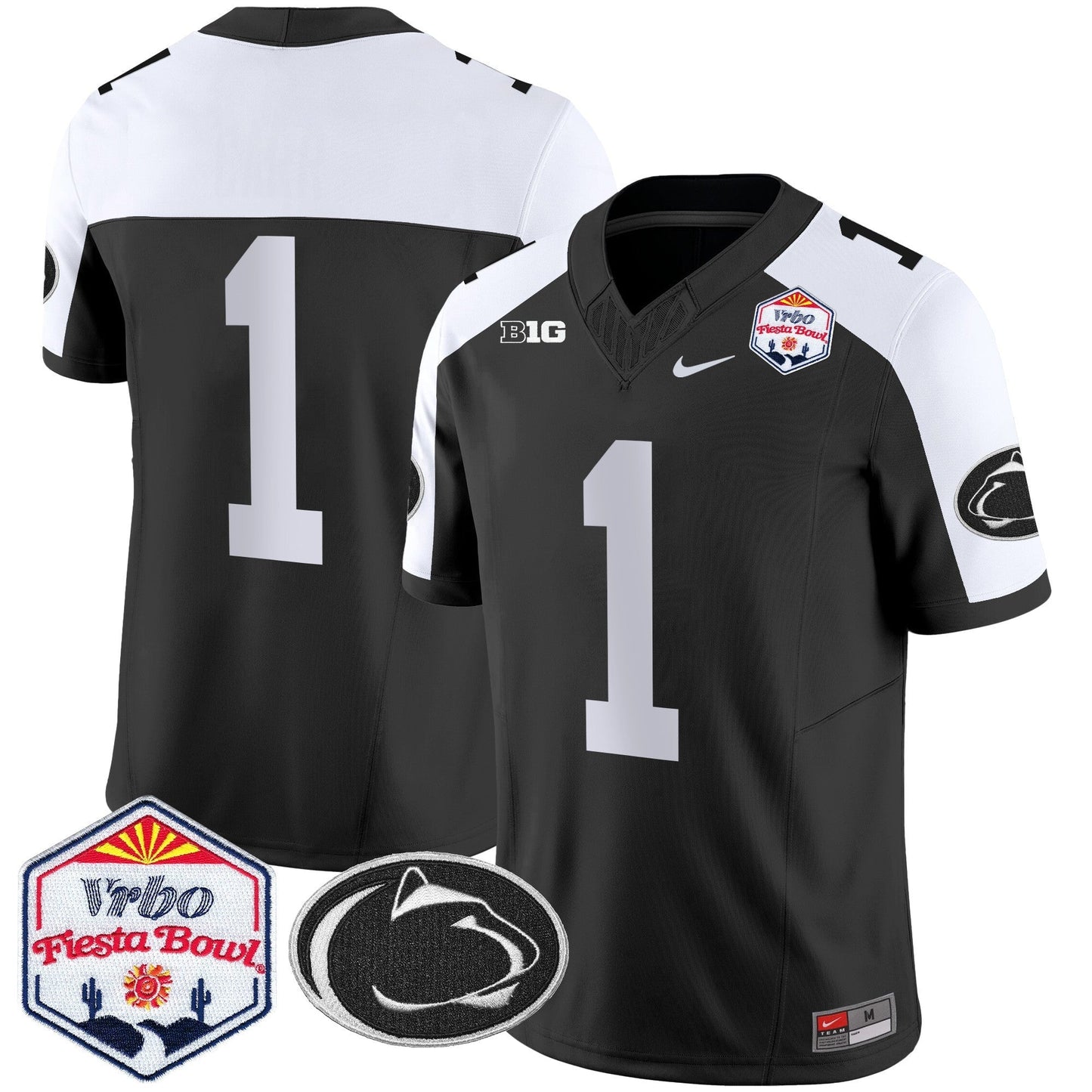 PSU 2024 The Fiesta Bowl Patch Vapor Limited Jersey - All Stitched