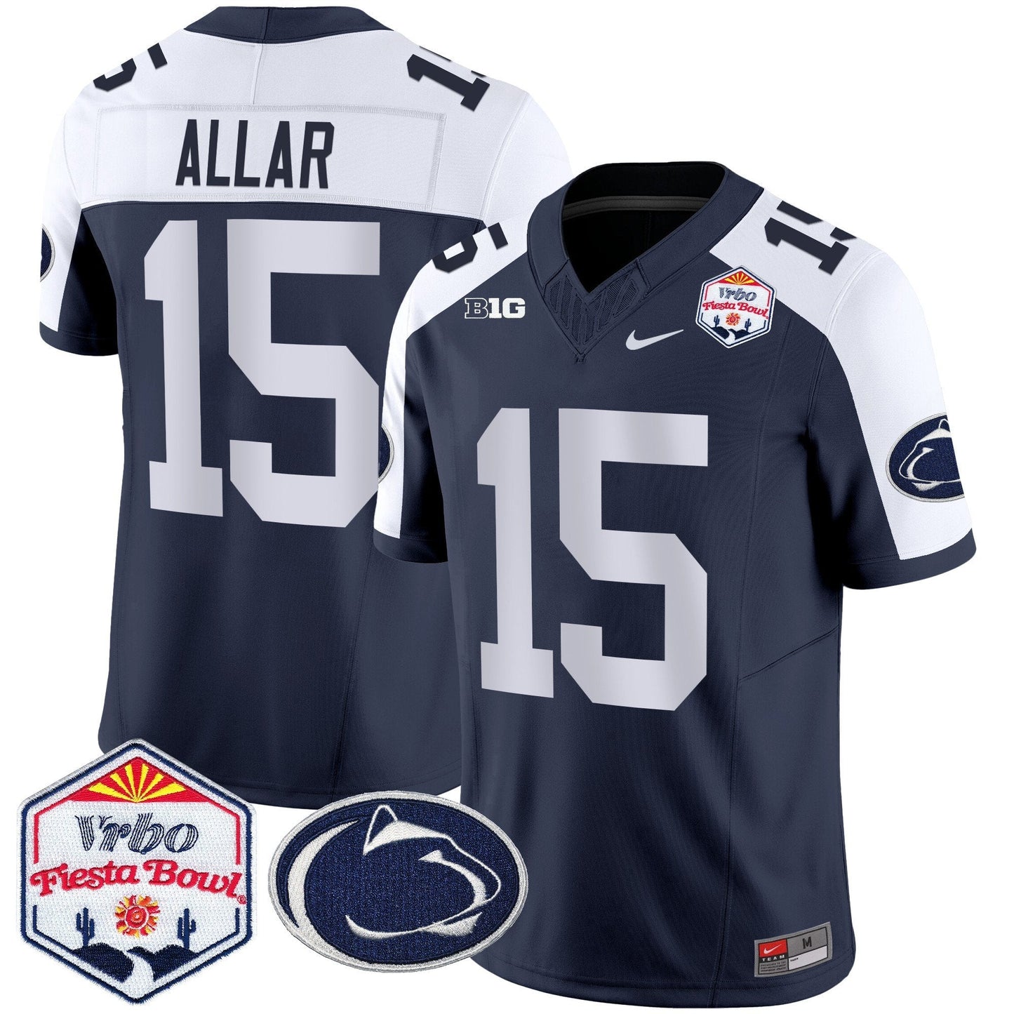 PSU 2024 The Fiesta Bowl Patch Vapor Limited Jersey - All Stitched