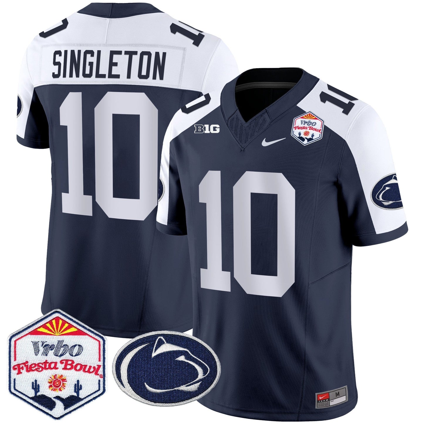 PSU 2024 The Fiesta Bowl Patch Vapor Limited Jersey - All Stitched