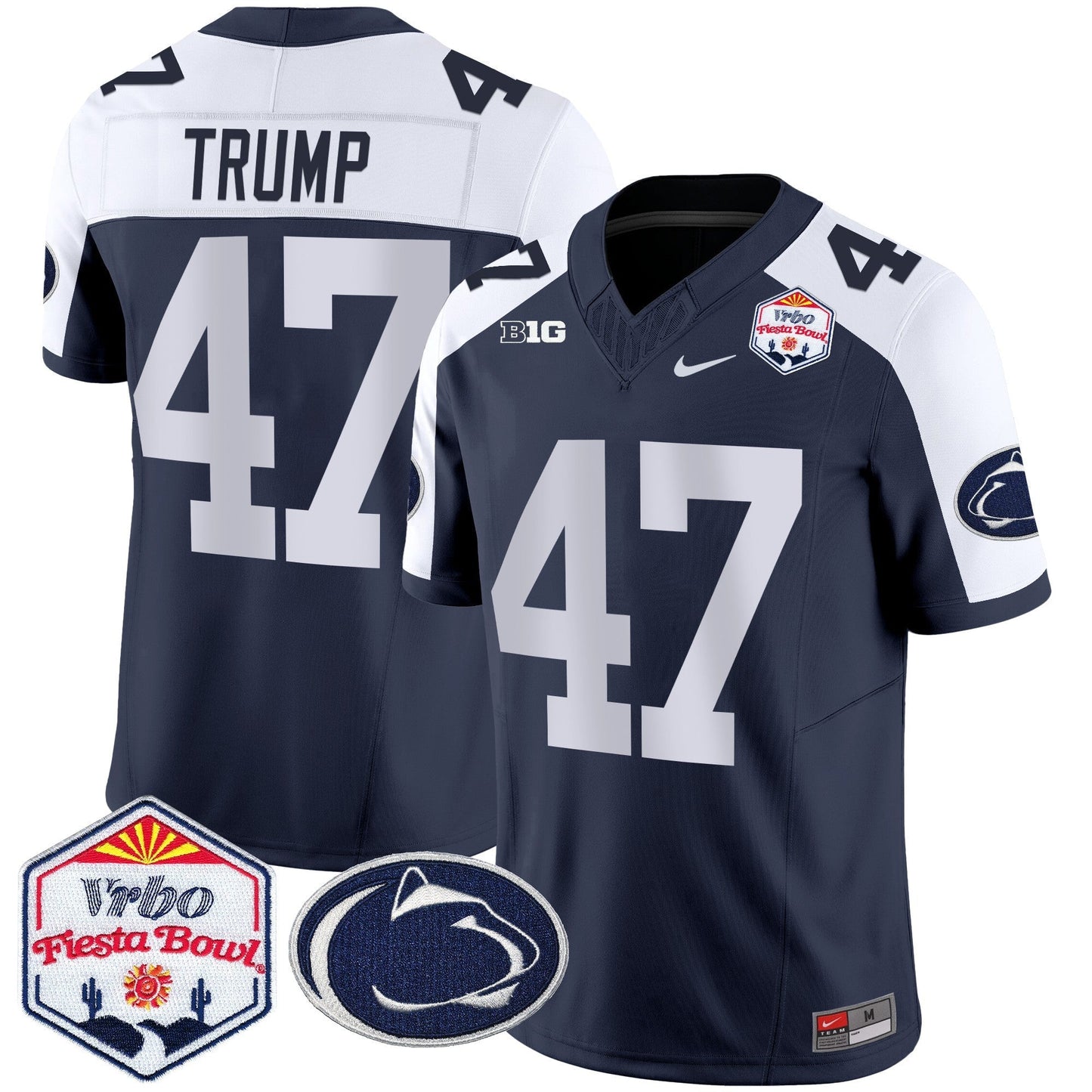 PSU 2024 The Fiesta Bowl Patch Vapor Limited Jersey - All Stitched