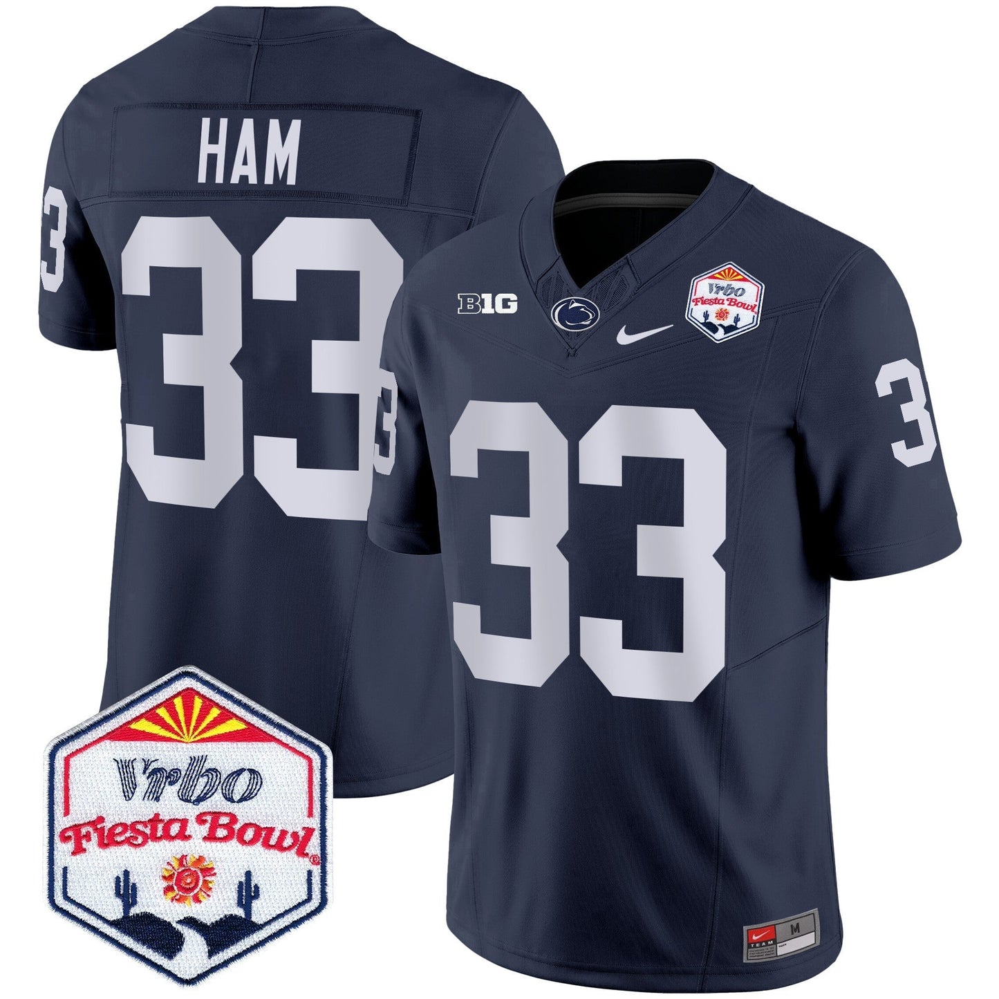 PSU 2024 The Fiesta Bowl Patch Vapor Limited Jersey - All Stitched