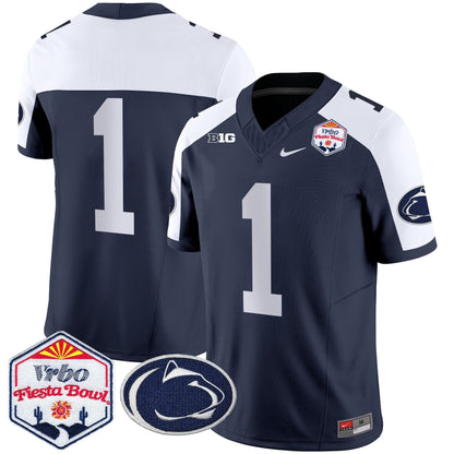 PSU 2024 The Fiesta Bowl Patch Vapor Limited Jersey - All Stitched