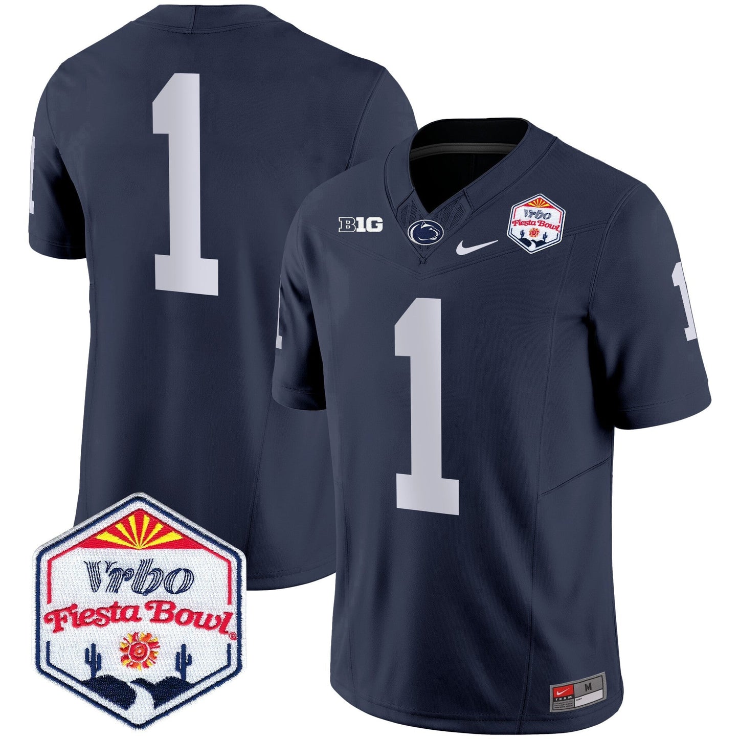 PSU 2024 The Fiesta Bowl Patch Vapor Limited Jersey - All Stitched