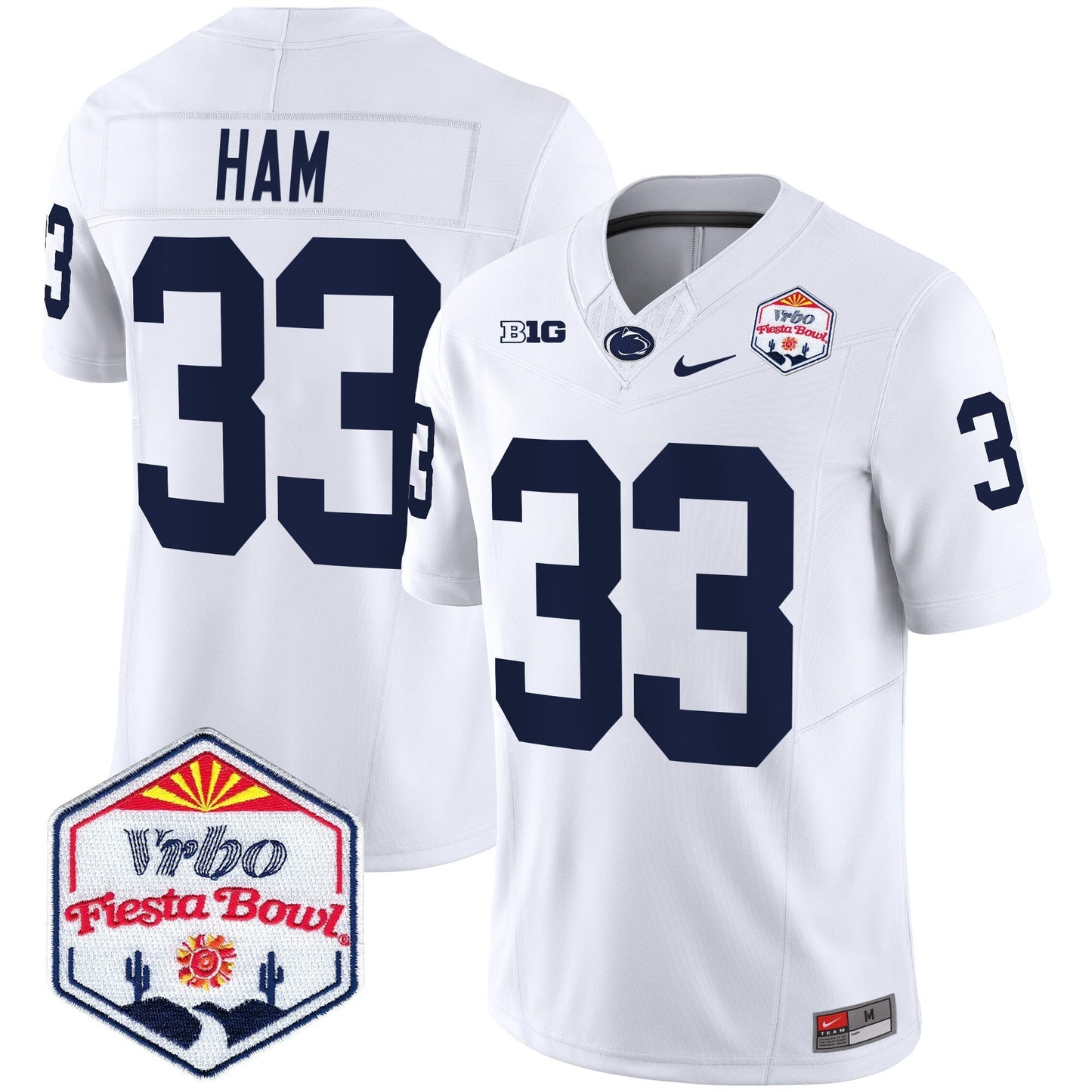 PSU 2024 The Fiesta Bowl Patch Vapor Limited Jersey - All Stitched