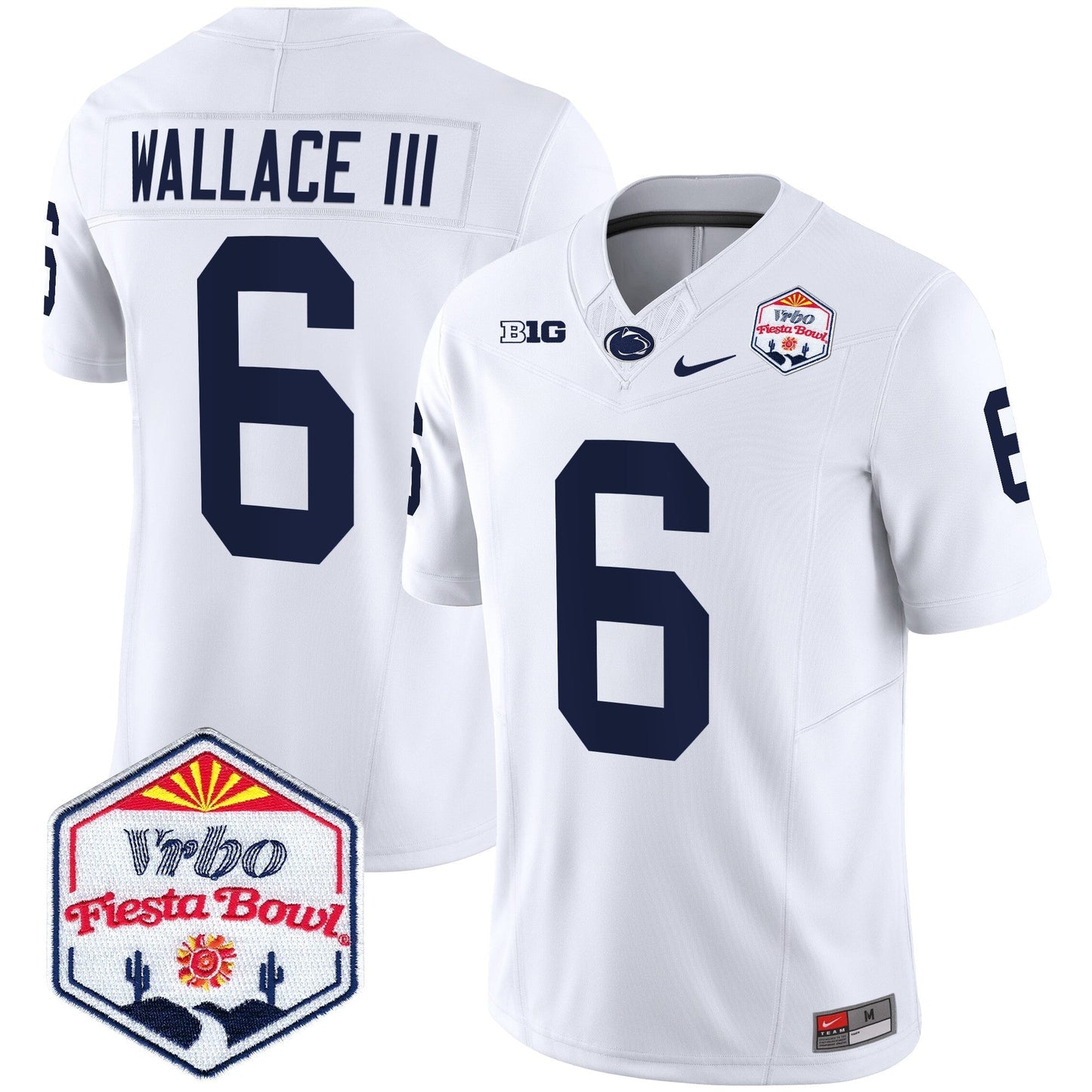PSU 2024 The Fiesta Bowl Patch Vapor Limited Jersey - All Stitched
