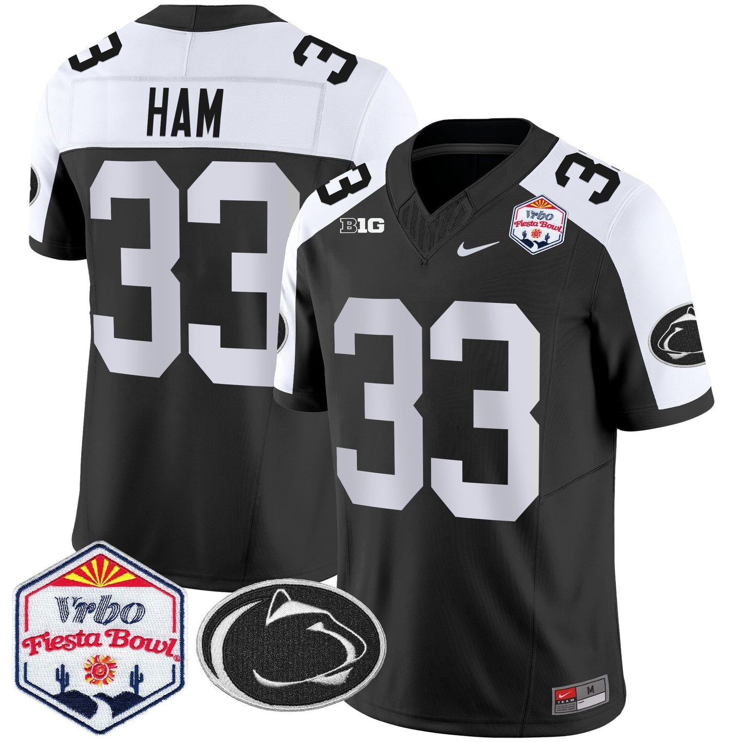 PSU 2024 The Fiesta Bowl Patch Vapor Limited Jersey - All Stitched