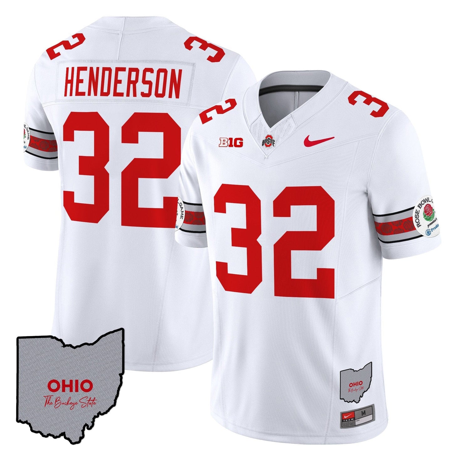 OSU Rose Bowl Vapor Limited Jersey V3 - Stitched