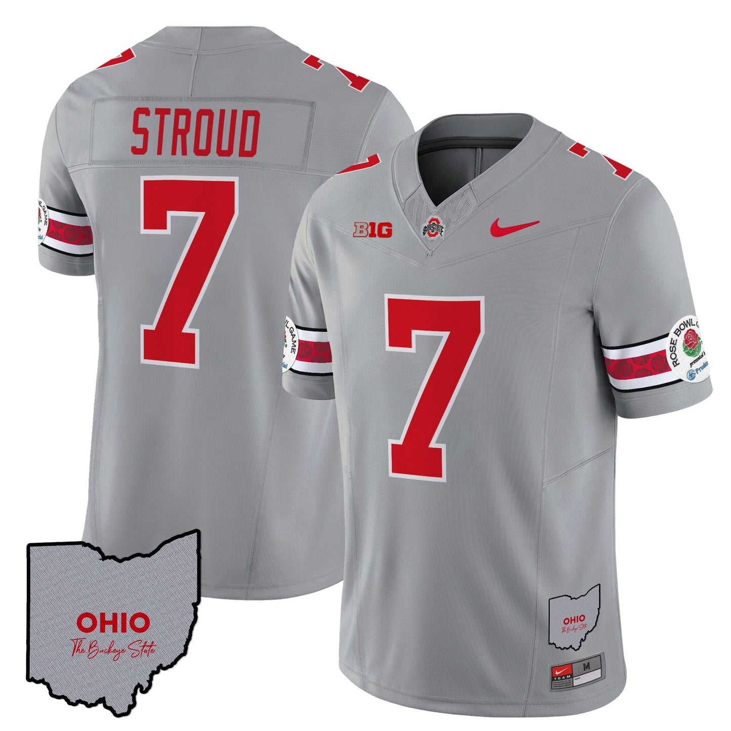OSU Rose Bowl Vapor Limited Jersey V3 - Stitched