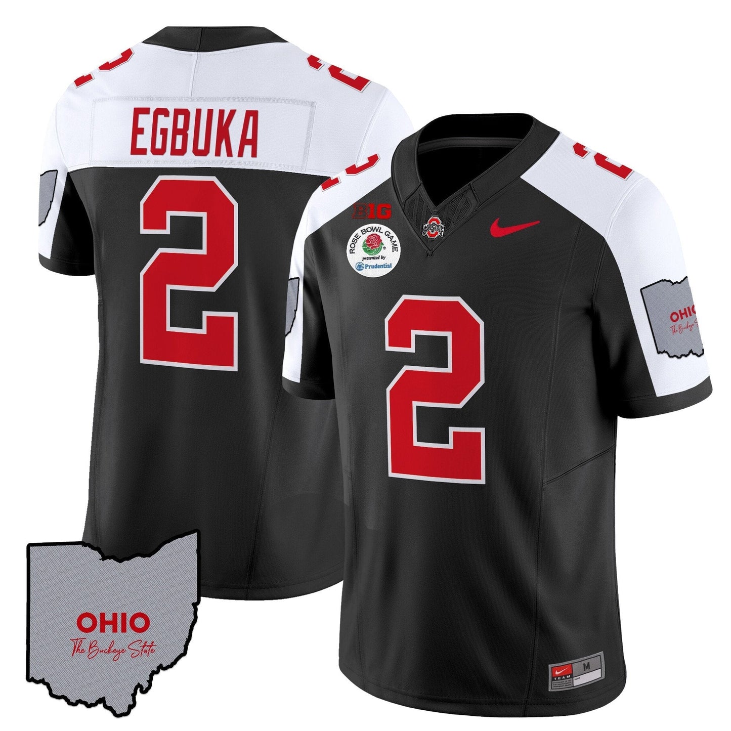 OSU Rose Bowl Vapor Limited Jersey V3 - Stitched
