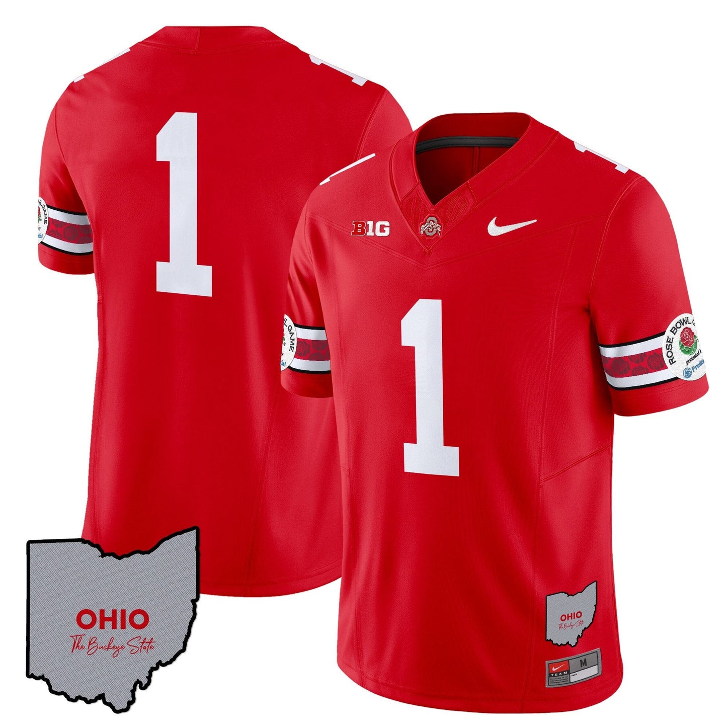 OSU Rose Bowl Vapor Limited Jersey V3 - Stitched