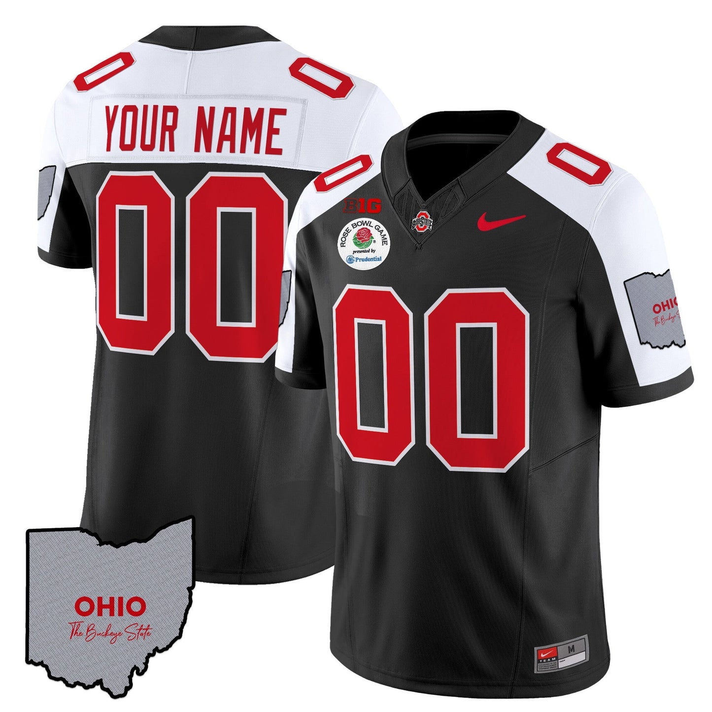 OSU Rose Bowl Vapor Limited Custom Jersey V3 - Stitched