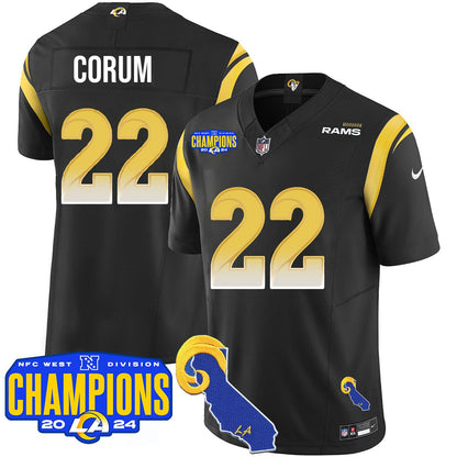 LAR 2024 NFC West Division Champions Jersey - All Stitched