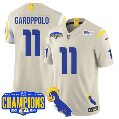 LAR 2024 NFC West Division Champions Jersey - All Stitched